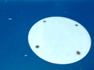 S329 Cessna - Plate - Wing Inspection (Used w/ 5.82 in Opening) 4 Hole 7.5 in Dia
